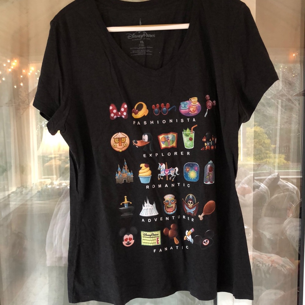 Disney Parks favorite attractions and icons t-shirt